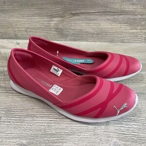 Puma Vega Pink Ballet Flats Soft Foam 362409-05 Women's Size 10 NEW